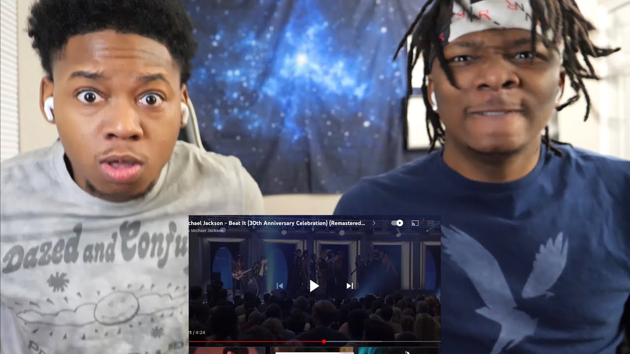 Майкл Джексон — Beat It Live Performing REACTION