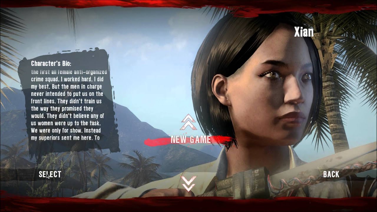 dead island character bios: xian HD