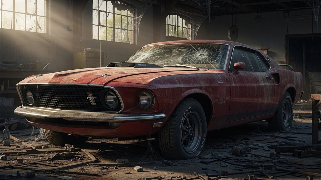 ASMR Car Restoration Full Rebuild Ford Mustang Boss 429 1969 | Abandoned to Brand New 