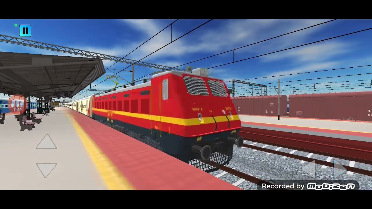 indian train crossinf 3d #3 gameplay #anant  #train