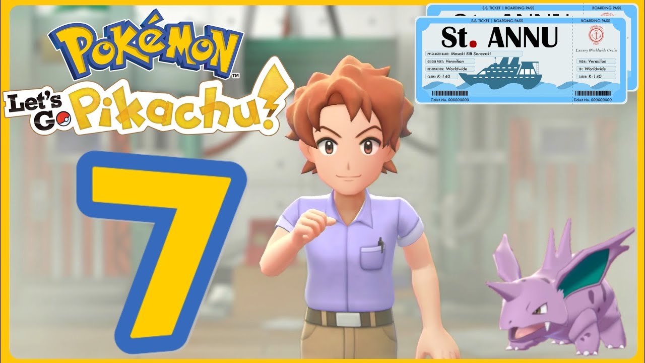 Pok&eacute;mon: Let's Go, Pikachu! #7: Bill's House, Route 5 & Route 6