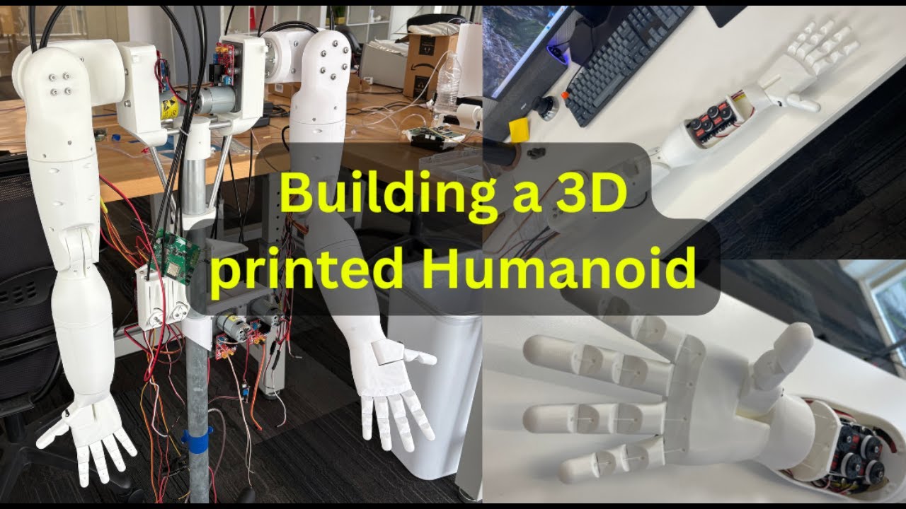 Open Source Humanoid Robotic Arm (Assembly PT1)