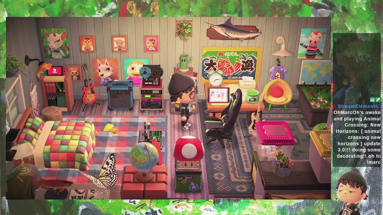 new year decorating [ animal crossing new horizons ] [ twitch VOD #16 ]
