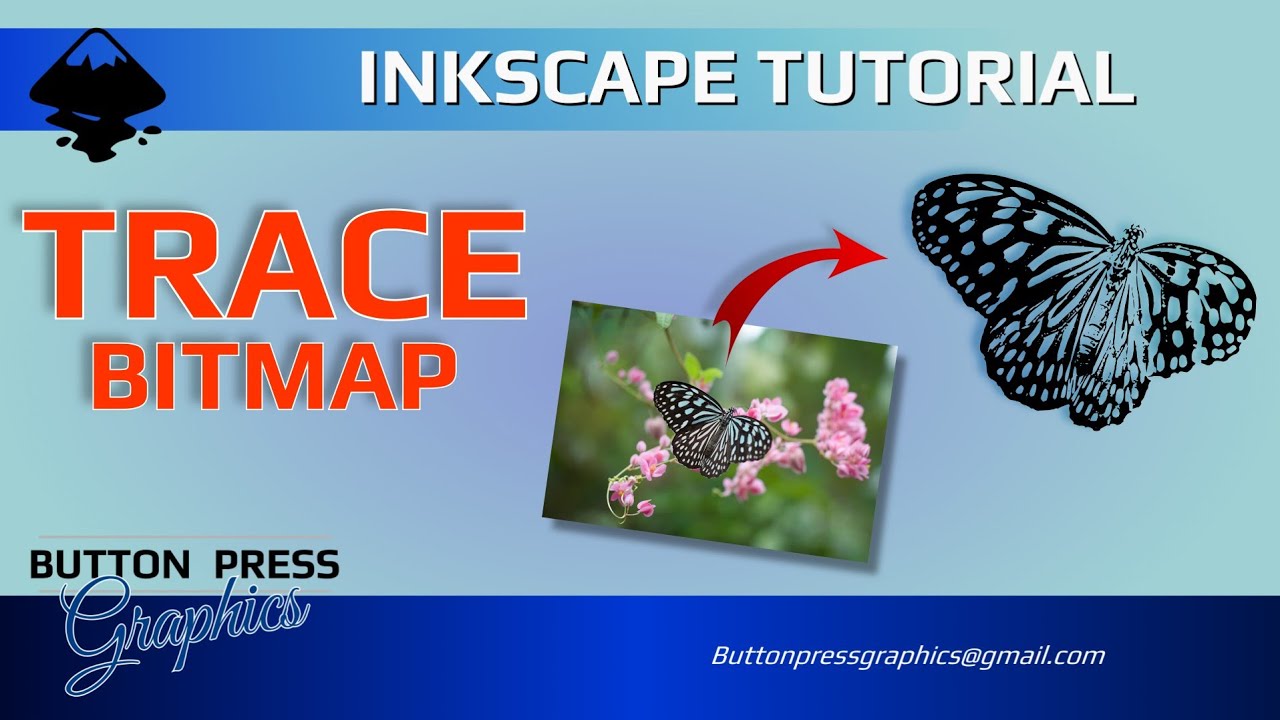 Using TRACE BITMAP In INKSCAPE 1.3