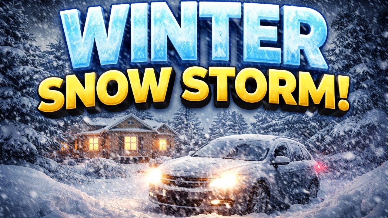 Winter Storm Incoming ❄️ Stay Safe & Ready ❄️☃️⛄️🏂🌨️🍧