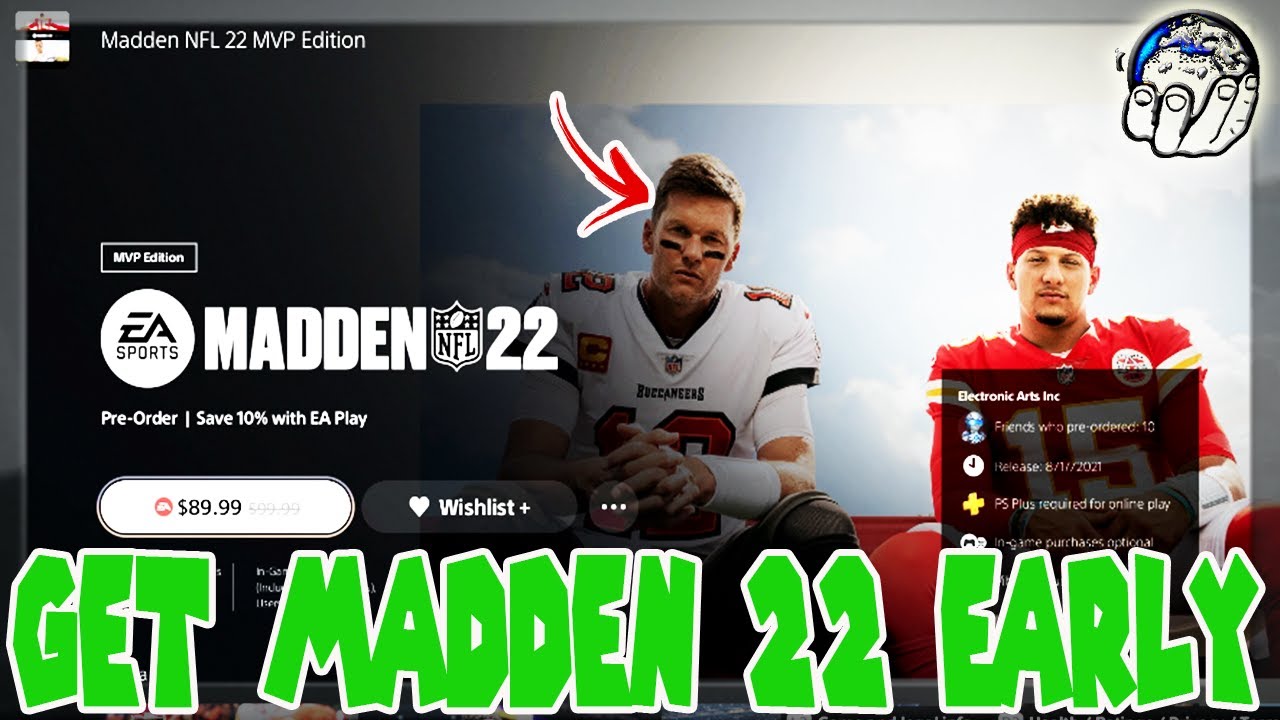 MADDEN 22 EA PLAY EARLY RELEASE DROPS TODAY PS5 XBOX X PC! MADDEN 22 8 DAYS EARLY! EA TROLLING!