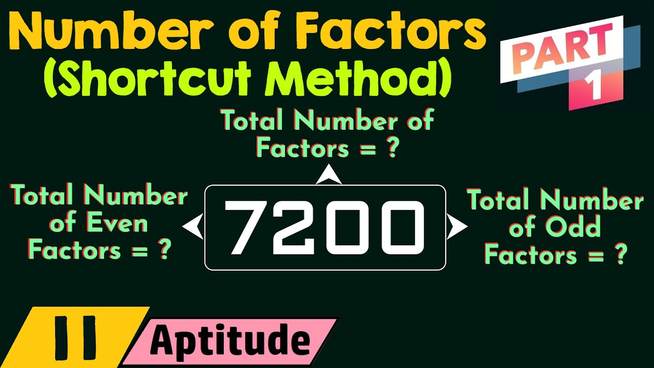 Number of Factors (Part 1)