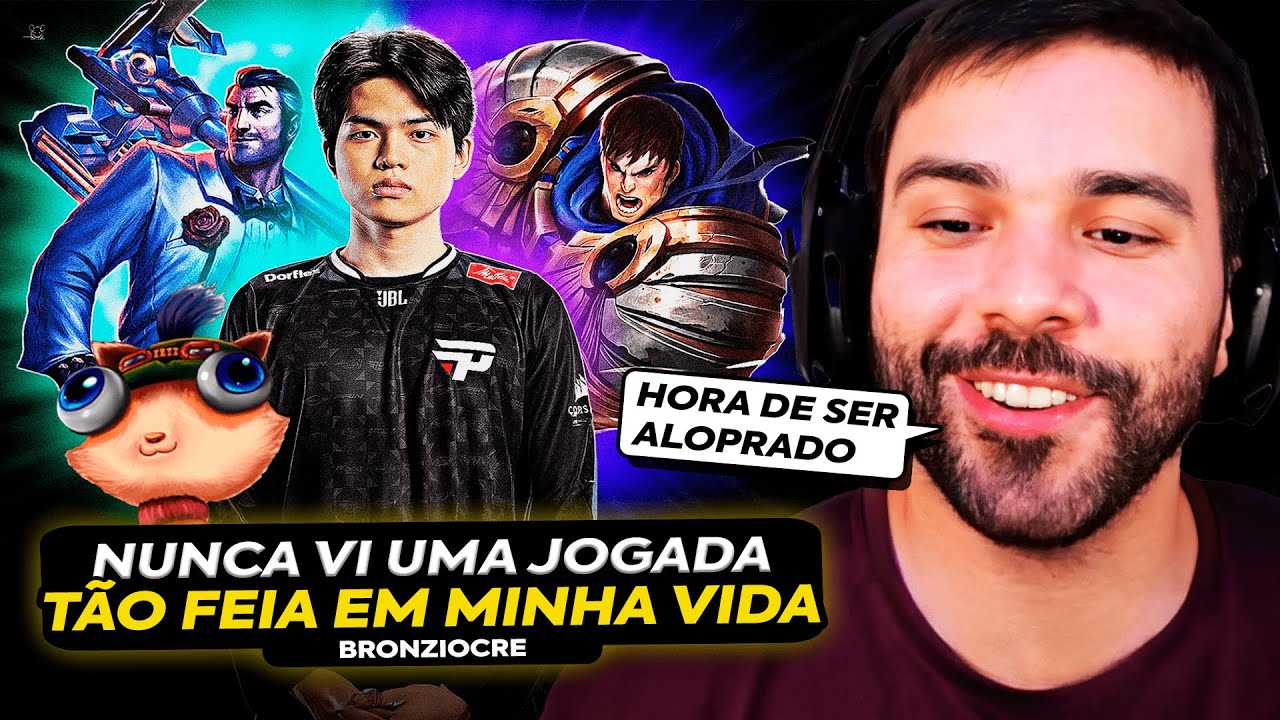 🚨 ROAMER ENTROU NO MODO FAKER E GAREN NO COMPETITIVO! MINERVA REAGE AO BRONZIOCRE