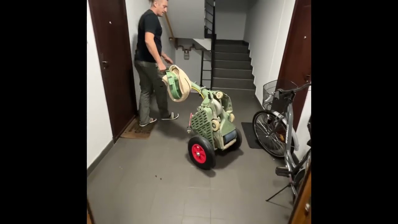 Hummel Laegler home made dolly for easy transport