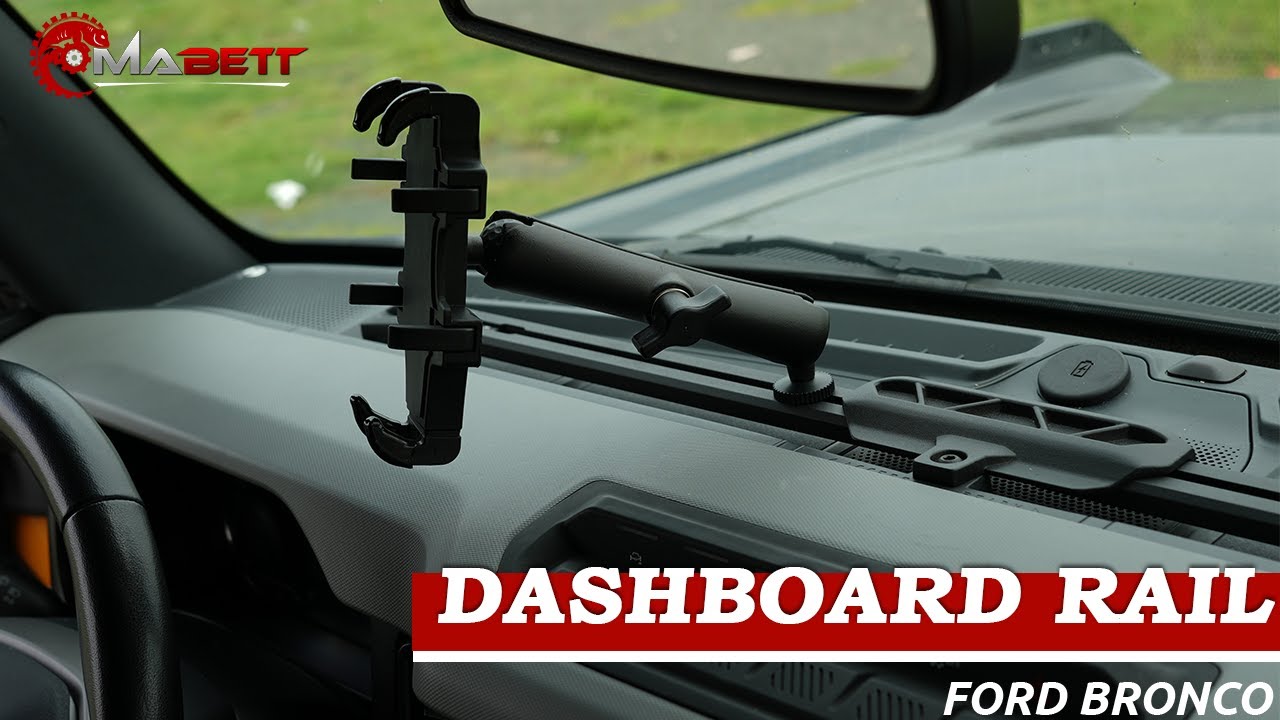Mabett Upgraded Dashboard Rail System #caraccessories #fordbronco