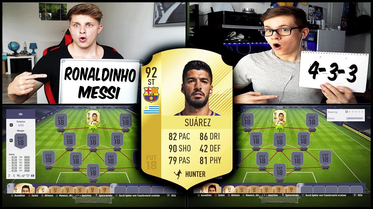 FIFA 18 - 92 SUAREZ SQUAD BUILDER BATTLE vs. REALFIFA! ⚽🔥⛔️ Ultimate Team Deutsch FifaGaming