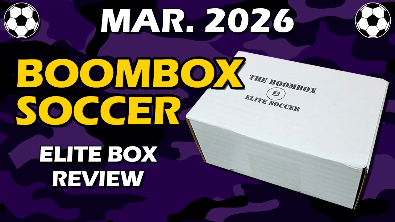 Обзор набора Soccer ELITE Boombox за март 2026 года (переупаковка Panini & Topps Hobby)
