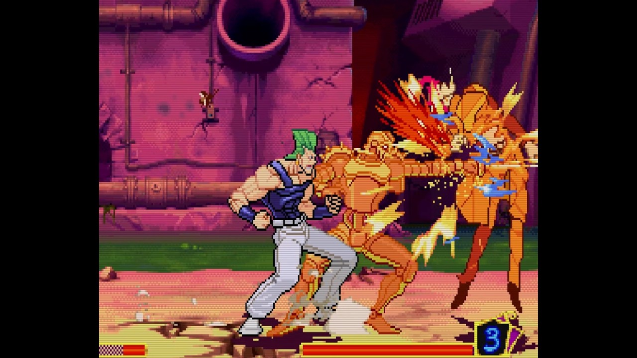 Polnareff vs Rubber soul (JoJo HFTF)