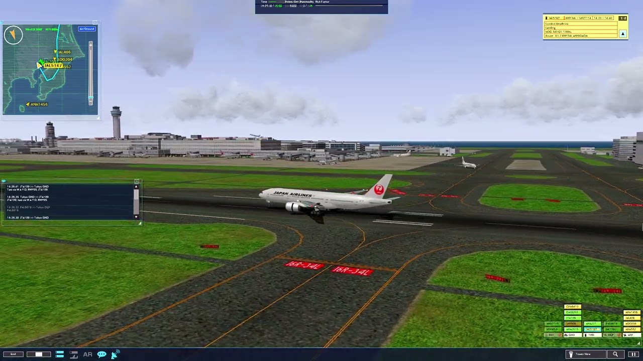 [ATC4] RJTT (Tokyo Haneda Internation Airport) Stage 5 Expert Mode