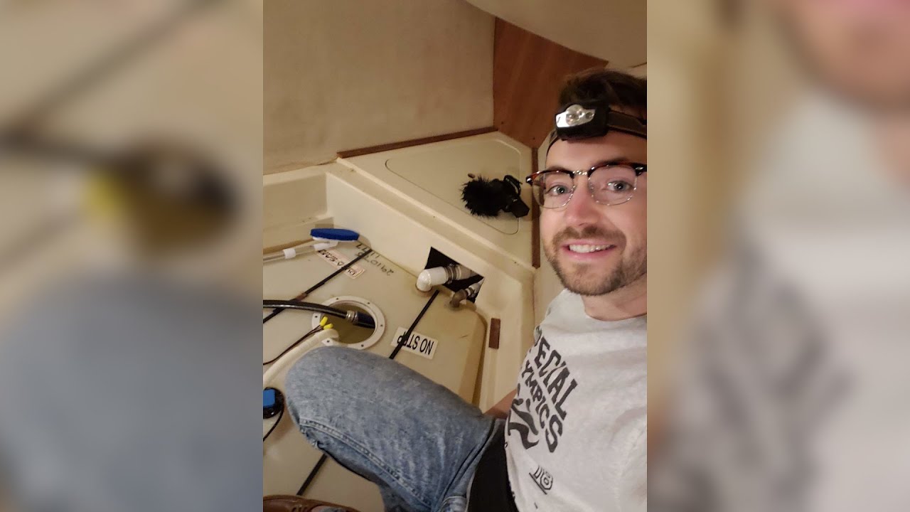 Sanitizing and Fixing our Disgusting Fresh Water System - Sailing Viridian Episode 28