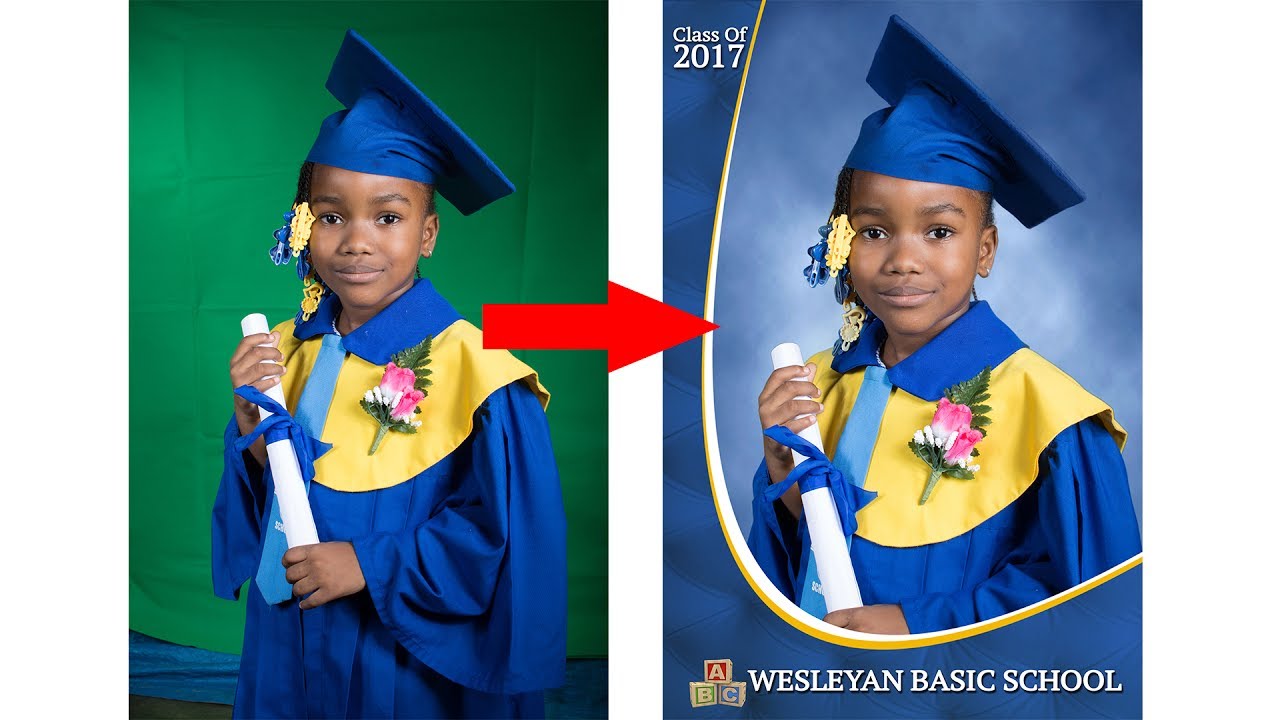 Graduation Portrait - PHOTOSHOP in Minutes