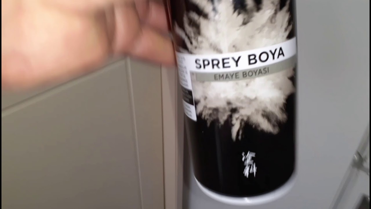 Beyaz Eşyaların Paslarını ve Çiziklerini Boyama | Sprey Boyama