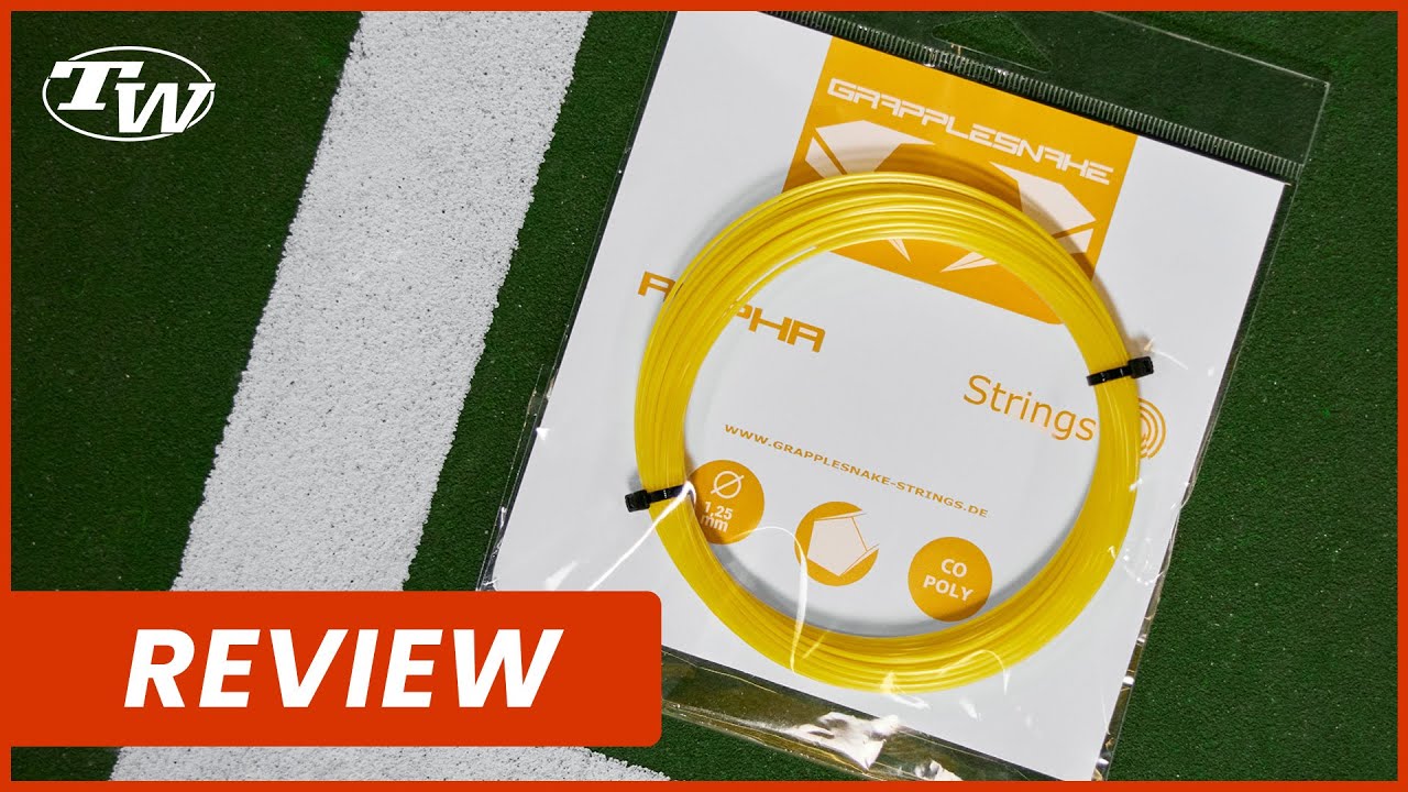 The Newest Tennis String at Tennis Warehouse: Full Review of Grapplesnake Alpha