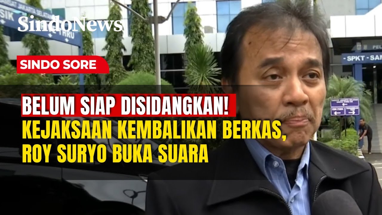 Berkas Roy Suryo Dipulangkan! Penyidik Diminta Dalami Pemeriksaan Saksi | Sindo Sore | 02/02