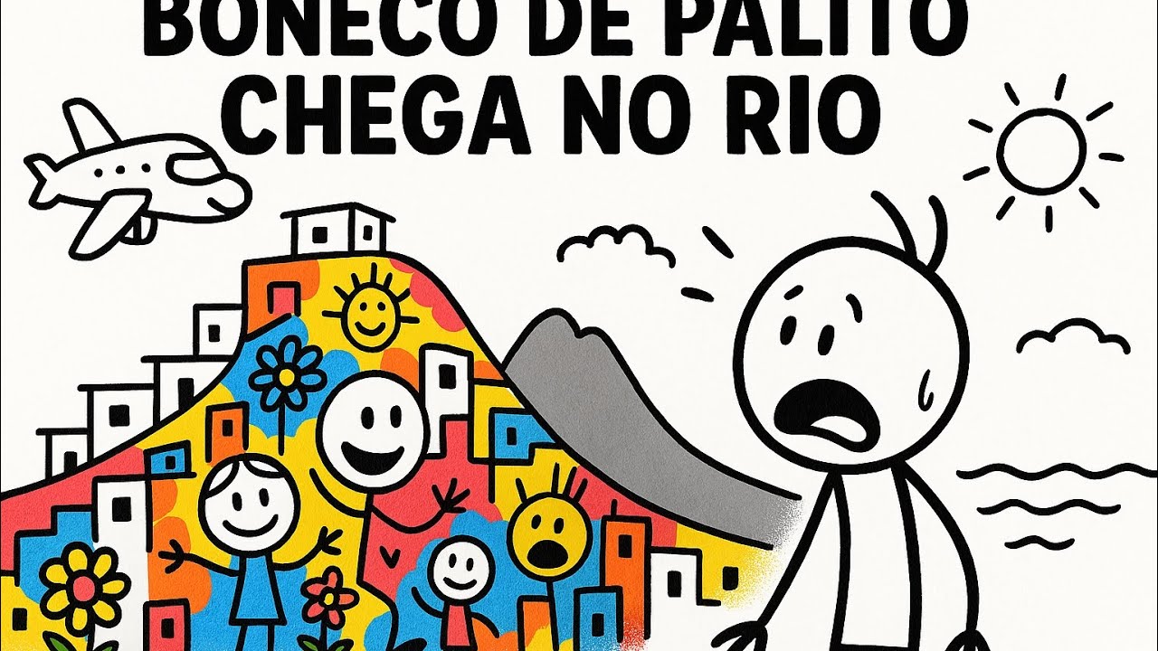 “Cheguei no Rio… e vi um morro cheio de rabiscos! Fiquei em choque!” #riodejaneiro #shorts #morros 
