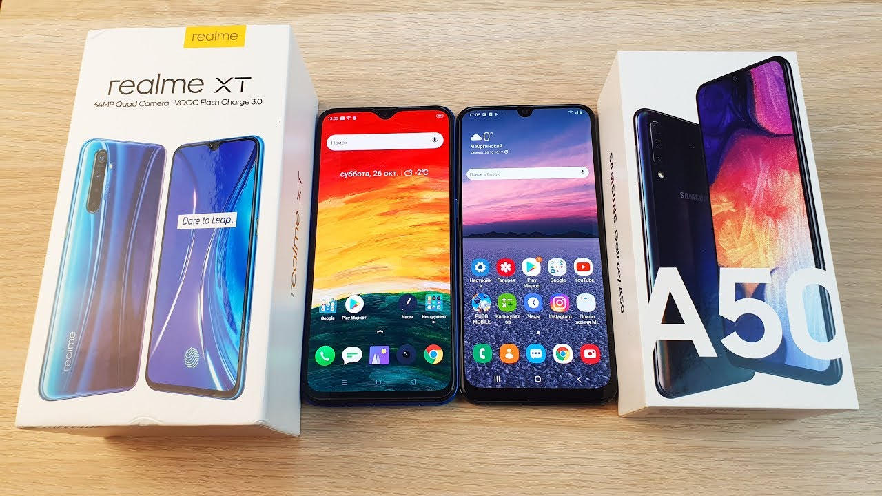 REALME XT VS SAMSUNG GALAXY A50 - КАКОЙ ВЫБРАТЬ? ПОЛНОЕ СРАВНЕНИЕ!