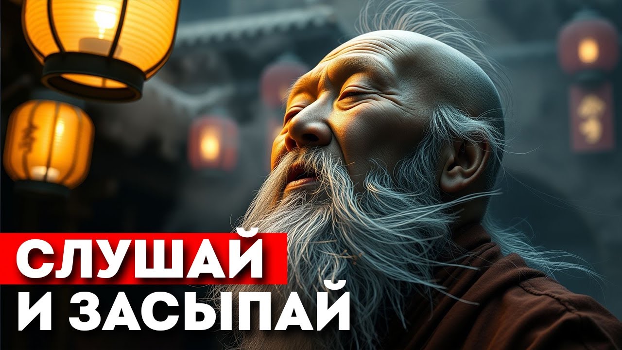 СЛУШАЙ И ЗАСЫПАЙ 🌔 ДАО: ПУТЬ ВОДЫ 🌎 ЛЕКЦИЯ ДЛЯ СНА