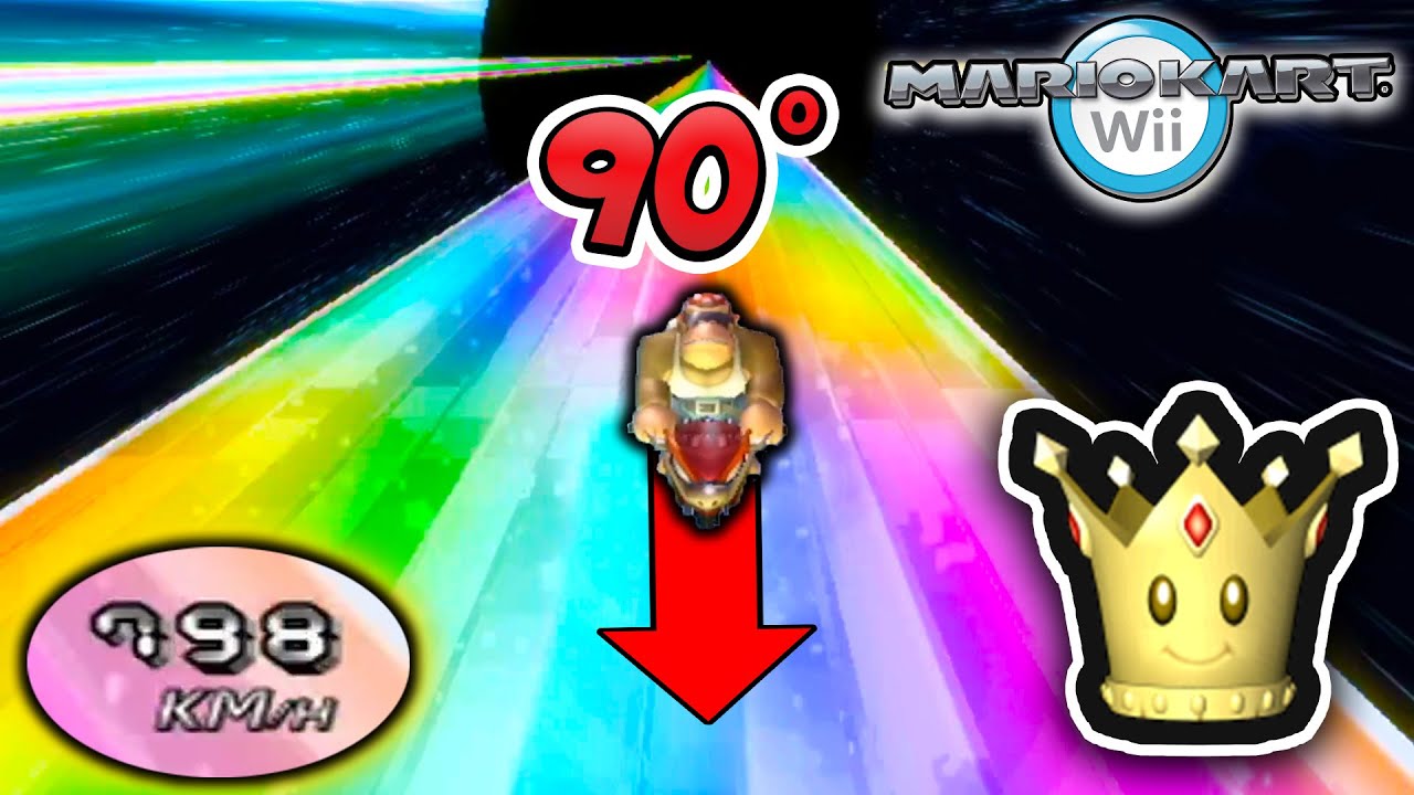 Largest Vertical Drop in Mario Kart Wii?