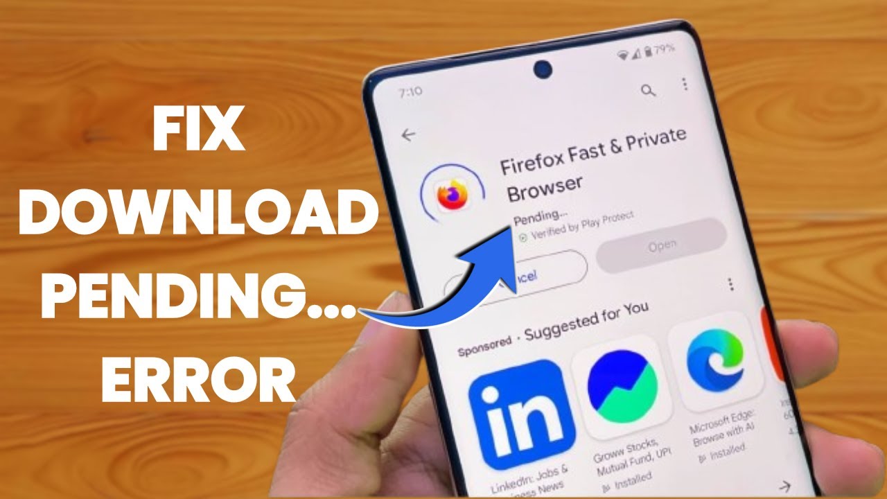 How to Fix Play Store Download Pending Problem (Easy & Working)