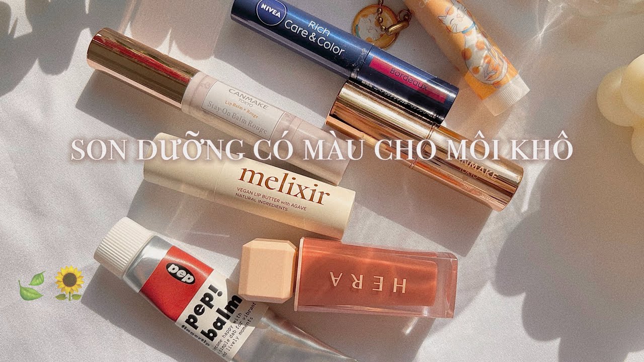 Những cây son dưỡng có màu mình hay dùng gần đây | Canmake, Nivea, I’m Meme,.. | Fung Chen