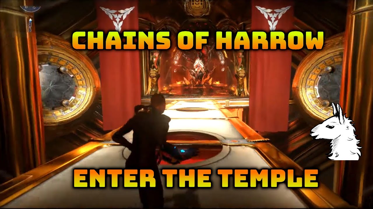 Let's Play Warframe (119) Chains of Harrow - Part 10: Enter the Temple