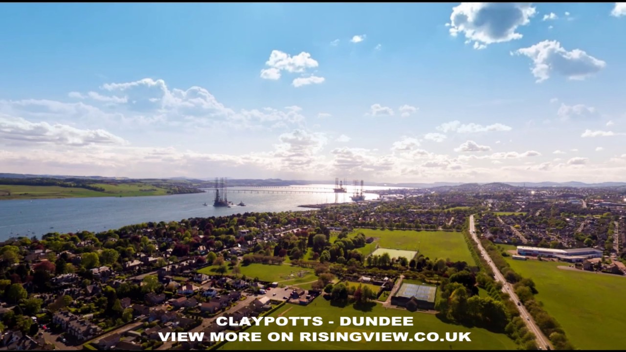 Claypotts Dundee Drone Aerial Views