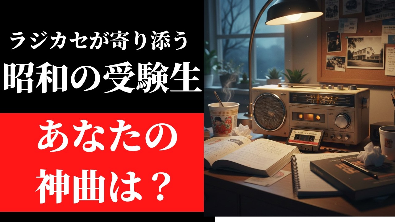 【80年代の受験生を支えた音楽・ラジオ番組】THE ALFEE、河合奈保子、深夜放送…あの頃の「集中力の源」を振り返る