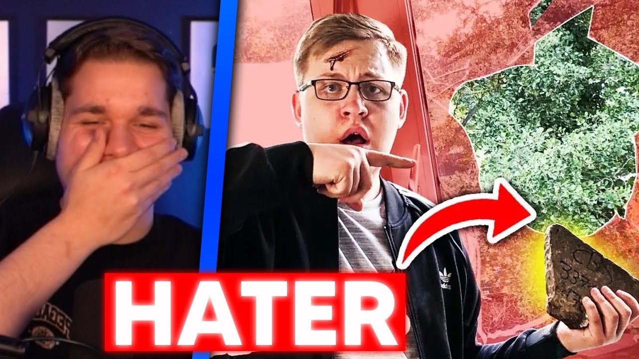 HATER wirft STEIN durch unser FENSTER