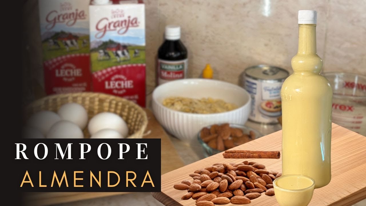 🧋Rompope Casero de Almendras | Cremoso, Tradicional Hecho en Casa