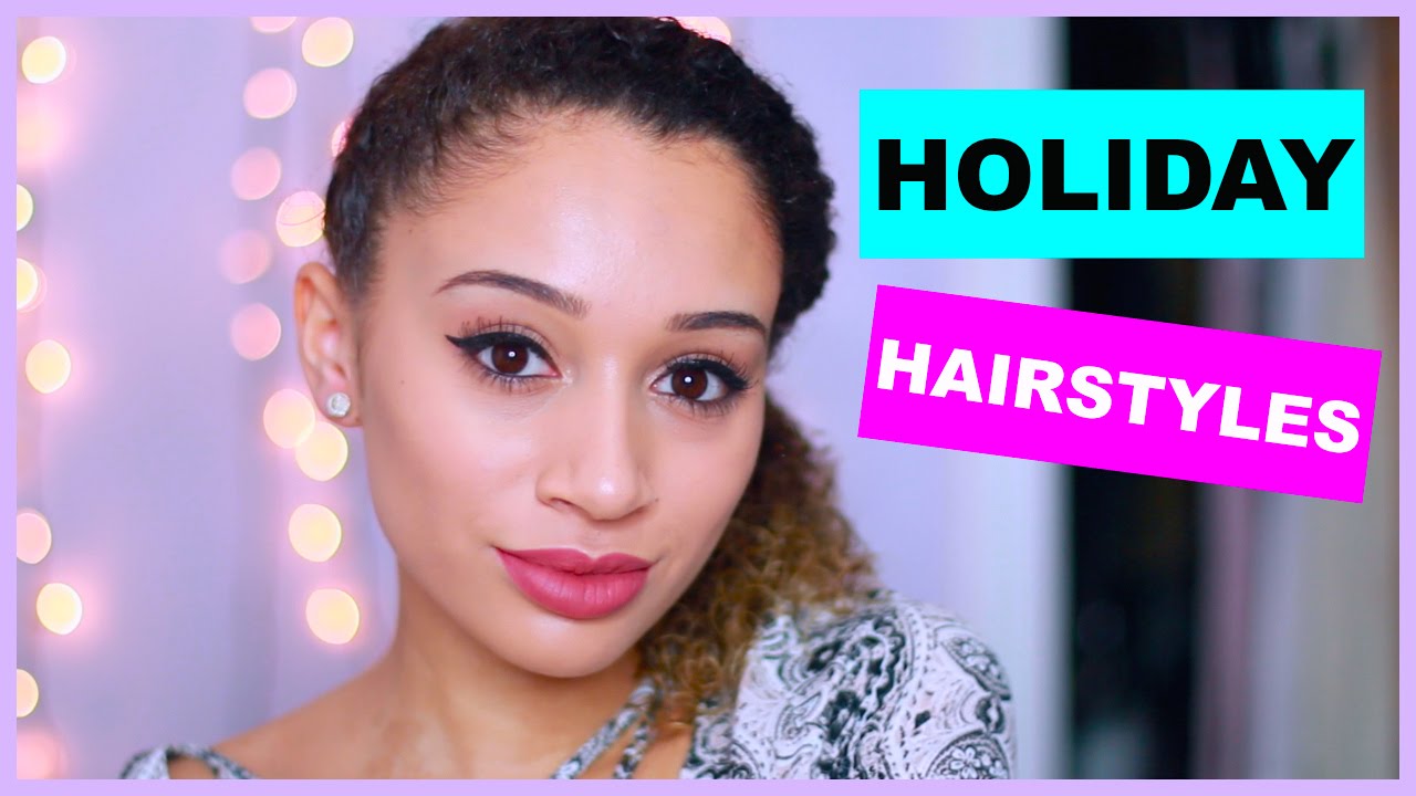 3 Easy Holiday Hairstyles with Luhhsettyxo!