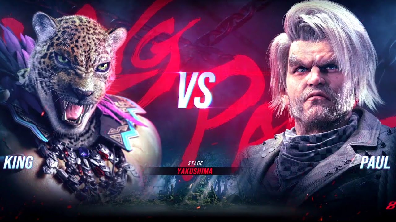 King vs Paul Tekken 8 demo | Tekken 8 Gameplay