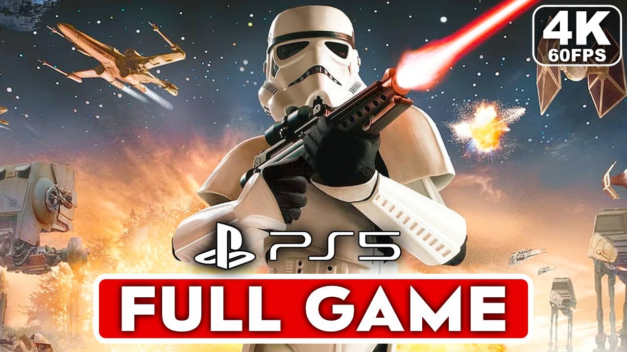 Star Wars Battlefront (2004) Campaign Gameplay Walkthrough FULL GAME [4K 60FPS PS5]