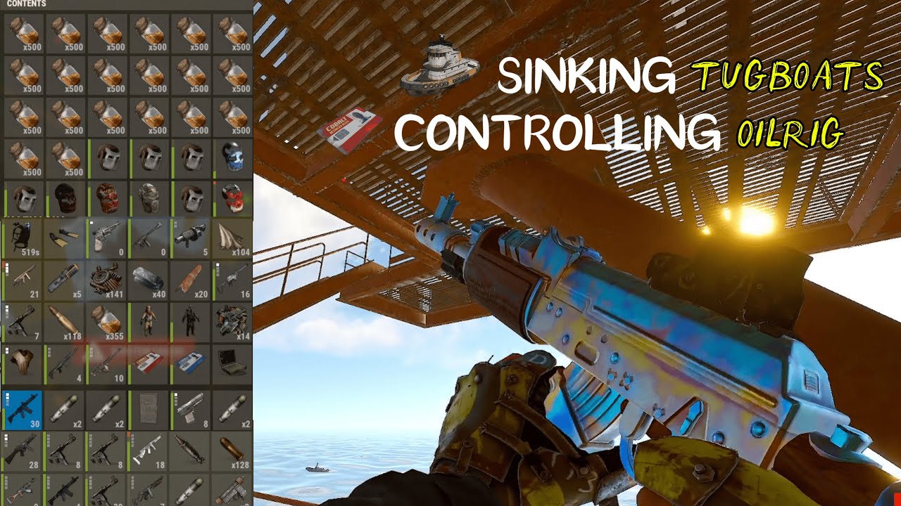 SOLO with 11,500 HOURS vs OCEAN ZERGS - Rust Movie