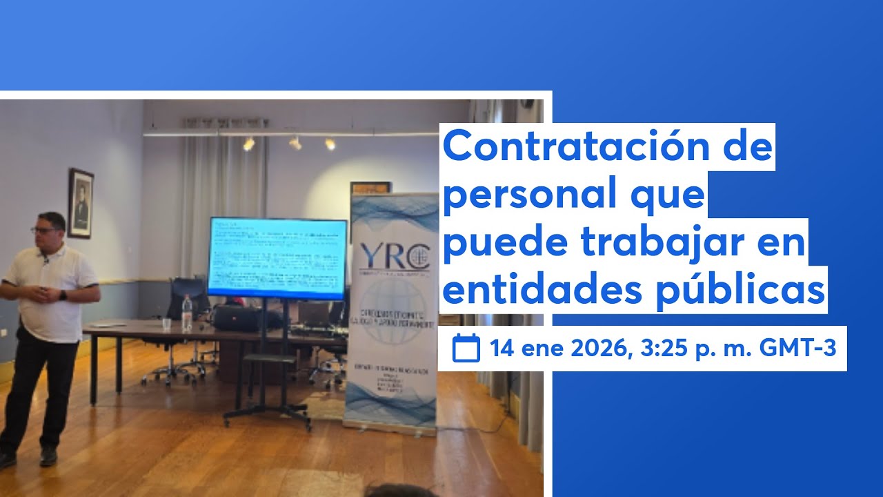 Contratación de personal que puede trabajar en entidades públicas