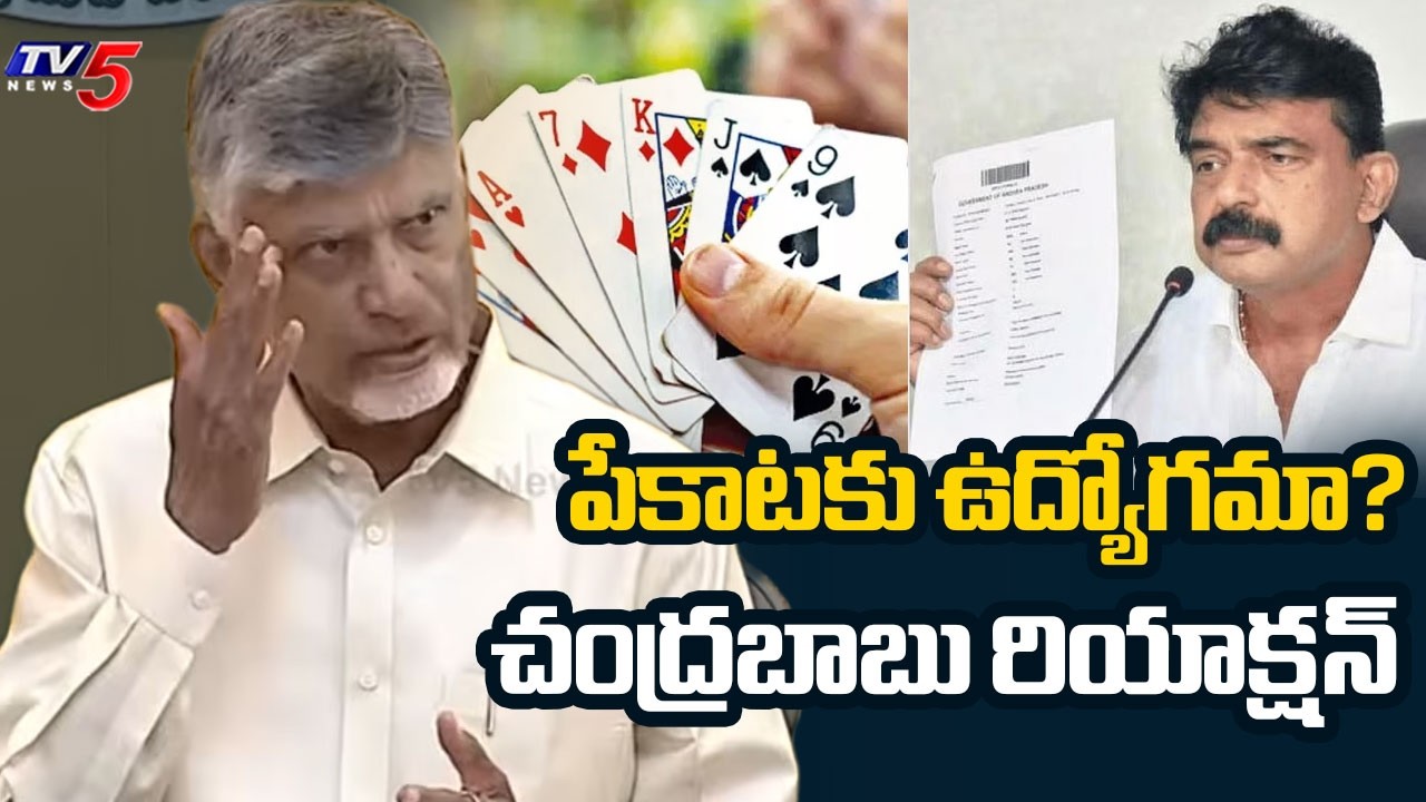CM Chandrababu Strong Reaction on YSRCP Allegation | AP DSC Issue | TV5 News