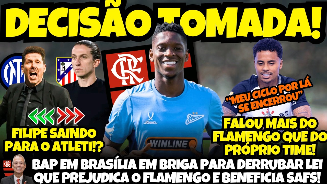FATO NOVO FAZ LUIZ HENRIQUE TOMAR DECISÃO E ELE PODE CHEGAR JÁ NESTA JANELA! FILIPE LUIS DE SAÍDA?