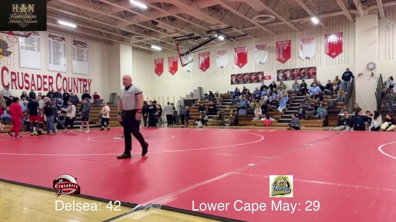 #13 Lower Cape May @ #9 Delsea NJ High School Wrestling