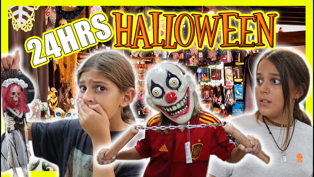 24 HORAS En HALLOWEEN 🎃 COMPRAMOS DECORACION De HALLOWEEN Para NUESTRA NUEVA CASA 👻 #hifamilyteam