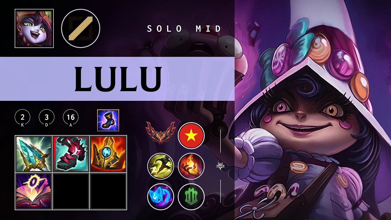 Lulu Mid vs Fizz - VN Grandmaster Patch 26.03