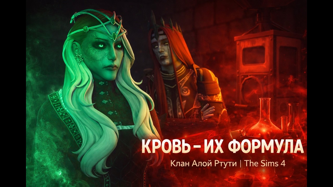 CAS | Клан вампиров: Алая Ртуть | Vermilion Mercury | The Sims 4