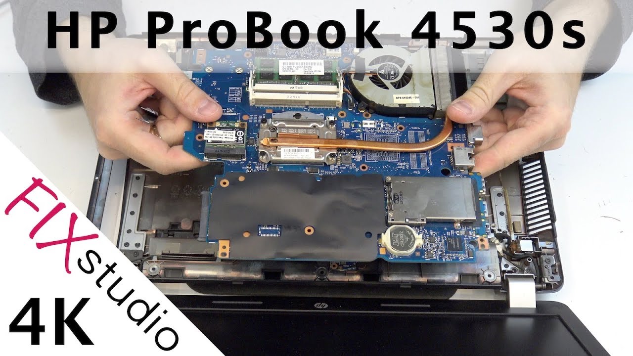 HP ProBook 4530s - disassemble [4K]