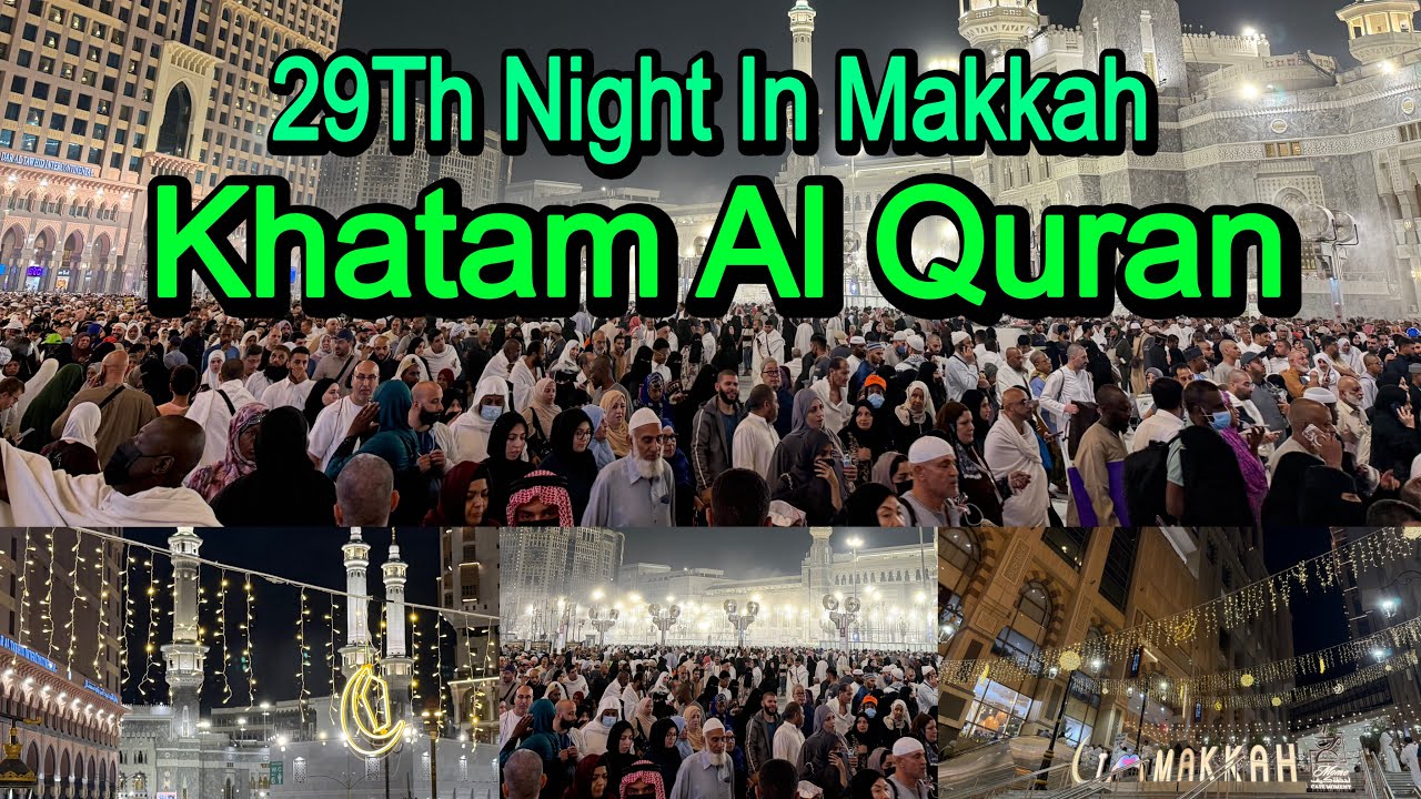 29-я ночь Рамадана 🌙 в Мекке 🕋 | Лайлатул Кадр Вибес ✨ | Хатам Аль Коран Масджид Аль Харам