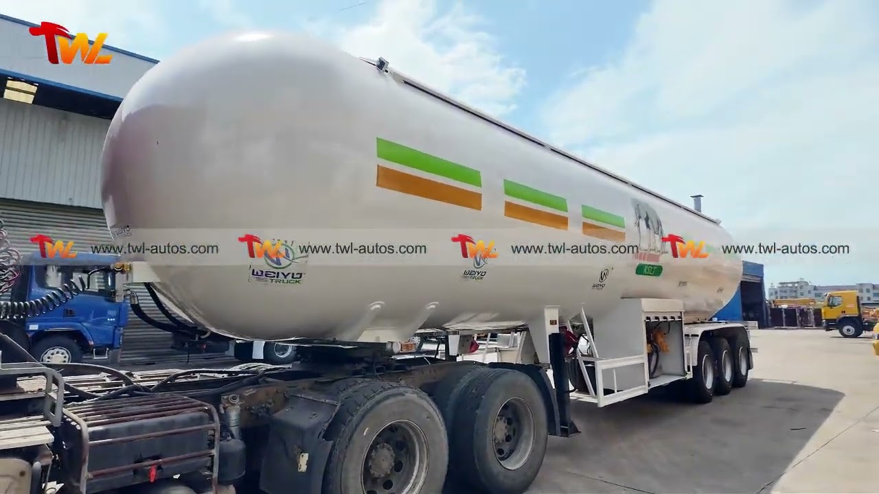 30mt 61.9cbm Propane Gas Tanker Trailer