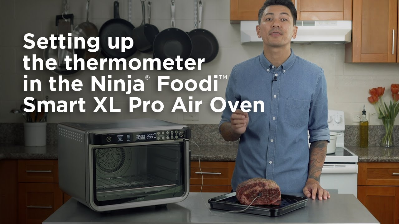 Air Fry Oven | How to Set Up the Thermometer (Ninja® Foodi™ Smart XL Pro Air Fry Oven)
