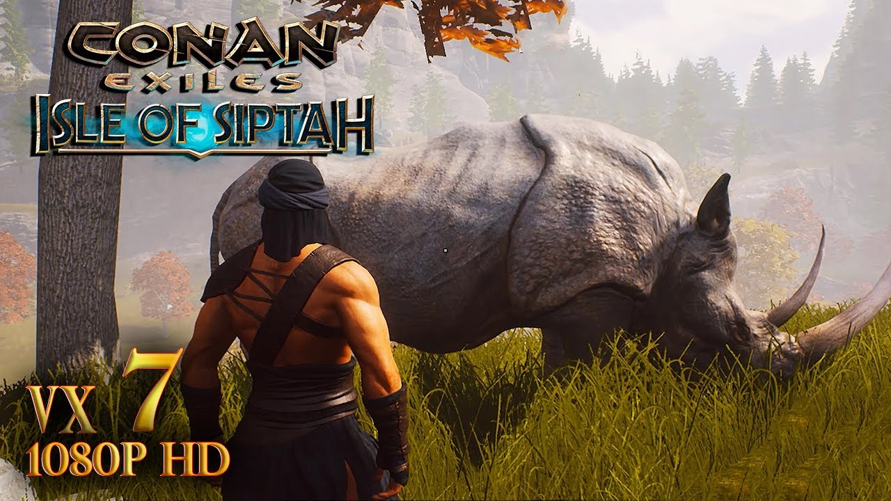 CONAN EXILES isle of Siptah Farming Brimstone and Black ice Gameplay Ep7